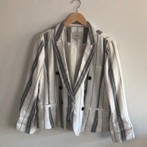 NWOT Ann Taylor Loft double breasted blazer jacket